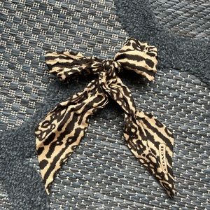 Coach Purse Thin Decoration Scarf Leopard Print